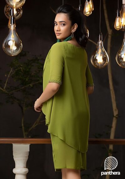 Frill Cape Dress - Image 2
