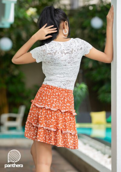 Printed Mini Skirt - Image 3