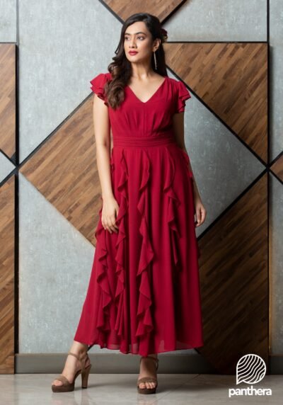 Frill Detail Maxi Dress - Image 2