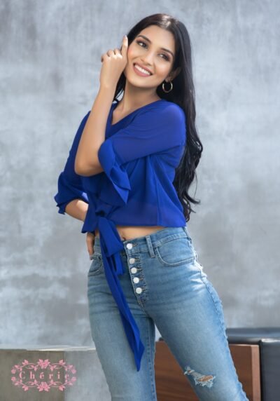 Frill Sleeved Casual Top - Image 4