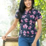 Floral Printed Casual T Shirt - Image 2