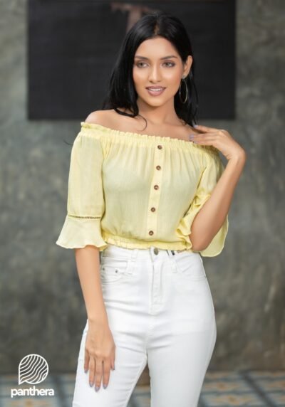 Off Shoulder Crop Top - Image 3