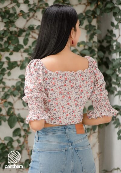 Floral Crop Top - Image 3