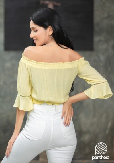 Off Shoulder Crop Top - Image 4