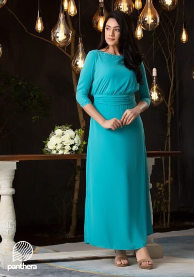 3/4 Sleeve Maxi Dress