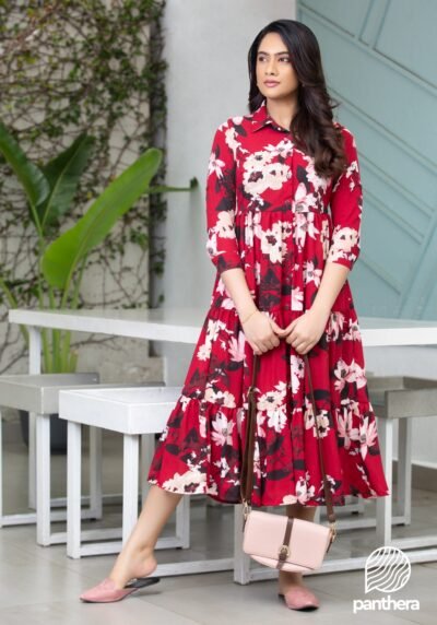 Casual Floral Printed Dress