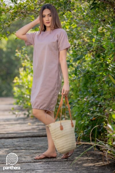 Casual Linen Midi Dress - Image 5
