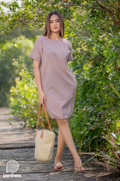 Casual Linen Midi Dress