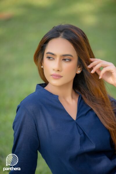 Comfy Casual Linen Midi Dress - Image 3