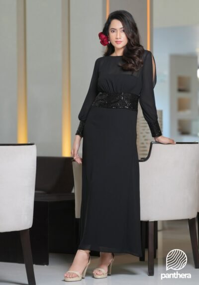 Sequenced Long Sleeve Part Dress - Image 2