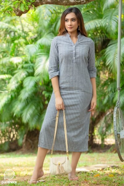 Comfy Casual Linen Dress - Image 3
