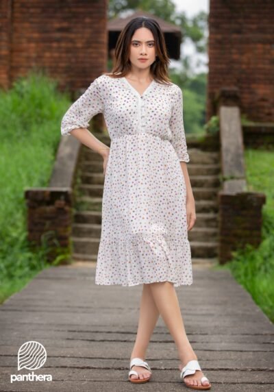 Abstract Casual Dress - Image 2