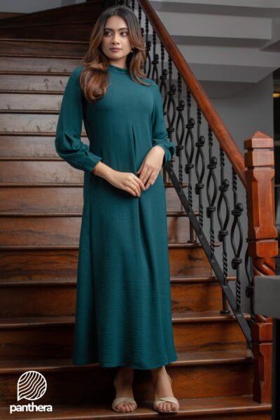 Long Sleeve High Neck Dress