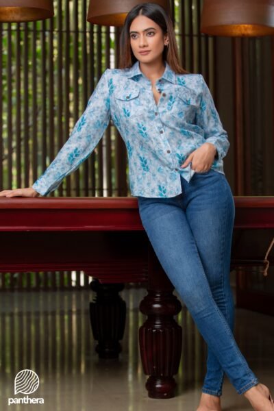 Floral Printed Casual Shirt - Image 3