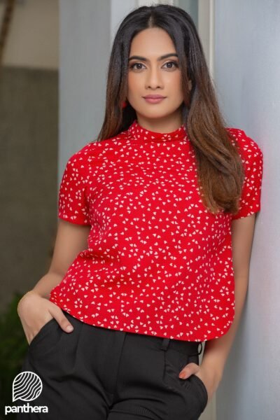 Heart Printed WW Top
