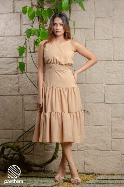 One Shoulder Casual Dress - Image 4
