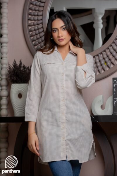 Cut Pocket Detail Dress/Long Top - Image 7