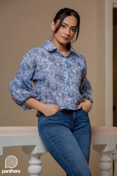 Casual Baloon Sleeve Top - Image 2