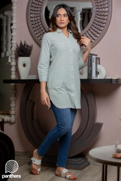 Cut Pocket Detail Dress/Long Top - Image 7