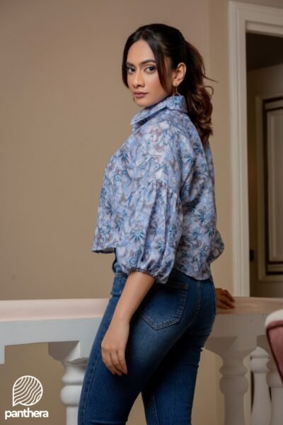 Casual Baloon Sleeve Top - Image 3