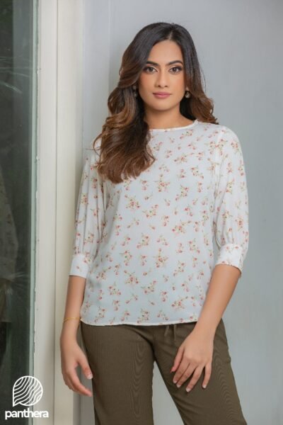 Rose Printed WW Top - Image 2