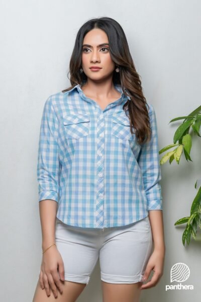 Double Pocket Check Shirt - Image 3